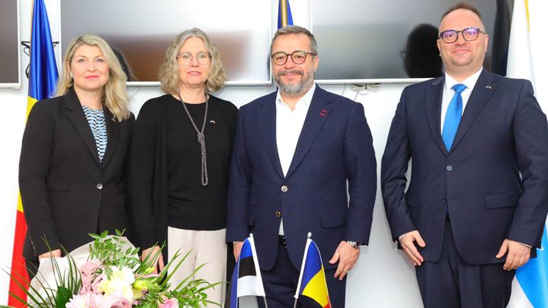 Delegația Ambasadei Republicii Estonia în România, vizită la Primăria Constanța