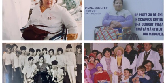 JUDEŢUL CONSTANŢA. Povestea unei învingătoare: Didina Dobinciuc, paralizată de mică, înger pentru sute de copii – unii au devenit medici, profesori sau avocați – succesul lor poartă amprenta unei luptătoare