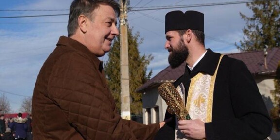 Președintele Consiliului Județean Constanța, Florin Mitroi, alături de comunitățile din Dorobanțu și Nicolae Bălcescu, de Bobotează
