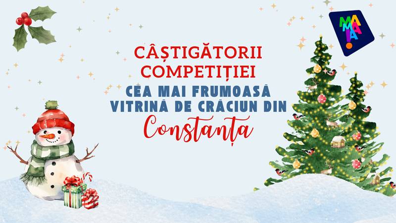 OMD Mamaia Constanța a desemnat câștigătorii competiției „Cea mai frumoasă vitrină de Crăciun din Constanța”