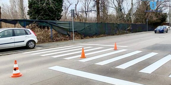 CONSTANȚA. O nouă trecere de pietoni a fost amenajată pe strada Chiliei