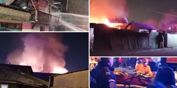 NAȚIONAL. Din salvatori, au ajuns victime. Pompier în stare critică după ce o butelie a explodat într-un incendiu – și doi jandarmi au fost răniți de suflul deflagrației