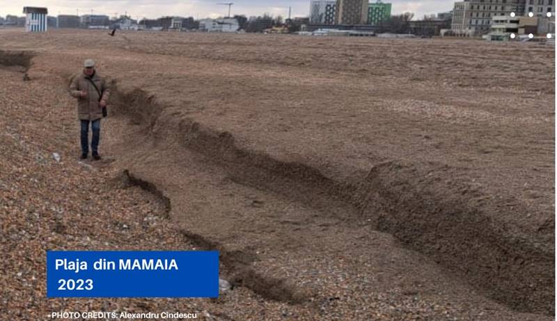 Microfaleze apărute pe porțiunile de plajă din Mamaia și Constanța