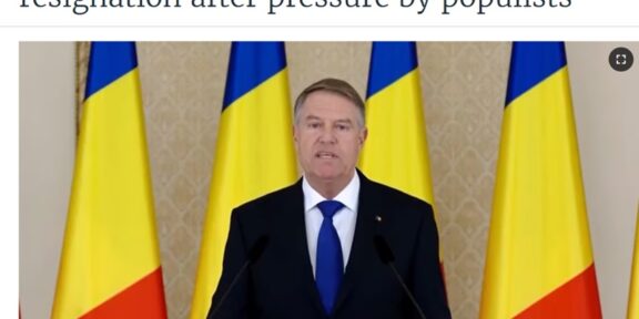 România, sub lupa presei internaţionale: „Iohannis demisionează pentru a evita suspendarea” – România, în faţa unei crize politice majore