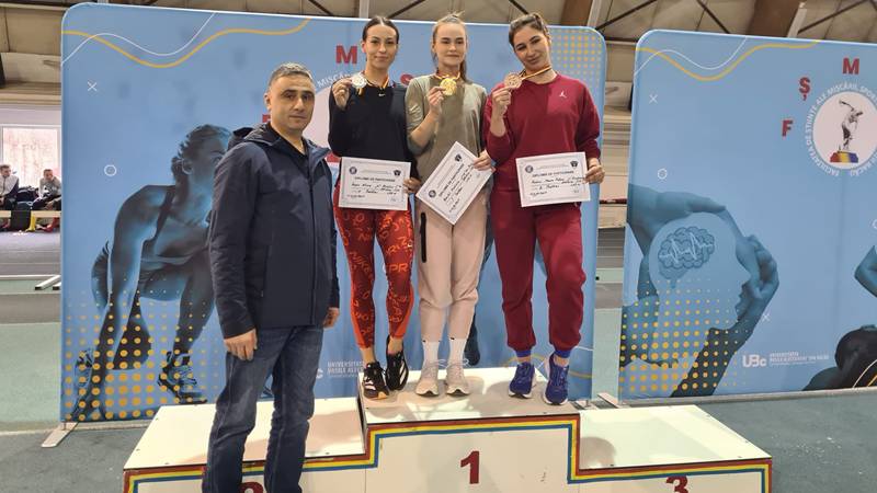 (FOTO) Universitatea Ovidius din Constanța, vicecampioană la Campionatul Național Universitar de Atletism 2025