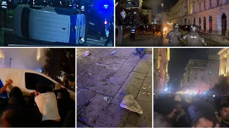 Violențele de la protestul din fața BEC. Parchetul a deschis dosare penale pentru 13 infracțiuni de ultraj, dar și pentru tulburarea ordinii și liniștii publice și distrugere