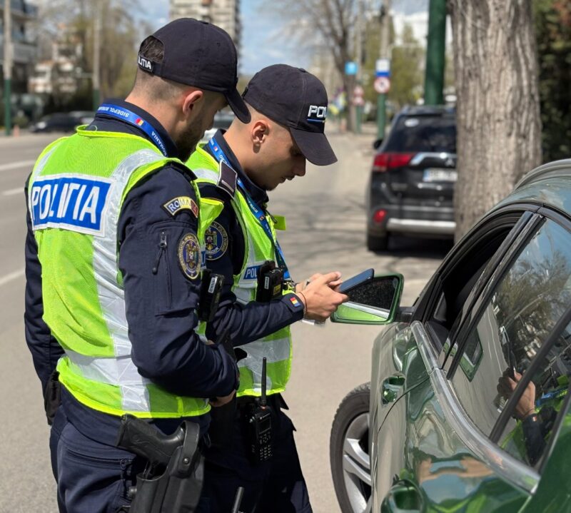 Acțiune a polițiștilor în Medgidia. Au fost aplicate mai multe amenzi