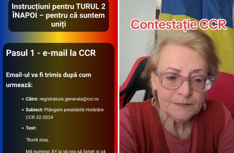 Zeci de contestații la Curțile de Apel din țară, împotriva deciziei CCR de anulare a alegerilor. Acțiunea, coordonată de o fostă judecătoare pe TikTok