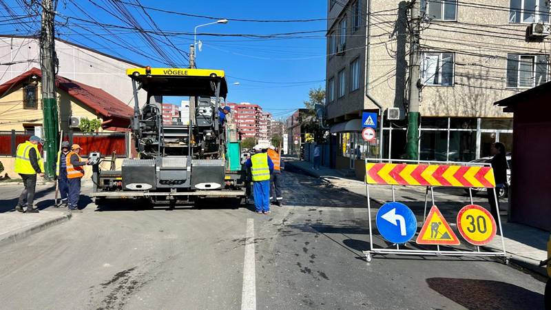 ATENȚIE, ȘOFERI! Un tronson al străzii Baba Novac este închis pentru lucrări de asfaltare