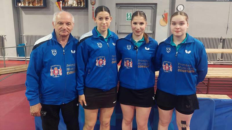 CSM Constanța s-a calificat în finala Superligii de tenis de masă