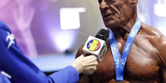 Exemplu pentru tânăra generație: niciodată nu este prea târziu! La 75 de ani, constănțeanul Vasile Șerban scrie istorie în culturismul european: „Le-am luat de două ori bronzul spaniolilor!”