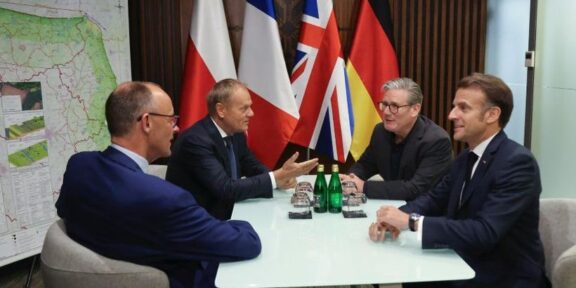 Vizită istorică în Ucraina. Liderii europeni au ajuns la Kiev pentru a-şi arăta sprijinul după parada lui Putin – VIDEO