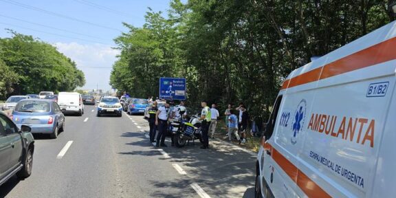 Accident cu cinci mașini între Lazu și Constanța: o femeie a ajuns la spital