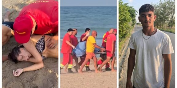 CONSTANȚA. A salvat o viață la 17 ani: a auzit strigăte de ajutor și a sărit în apa agitată! „Respect părinților tăi care te-au crescut!”