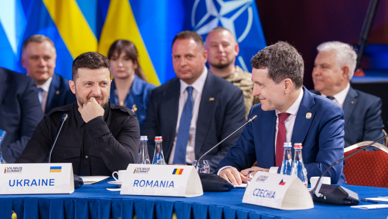 Aplauze pentru Nicușor Dan, la summitul B9 de la Vilnius: „Avem nevoie de un NATO mai puternic”. Ce spune despre ajutorul acordat Ucrainei