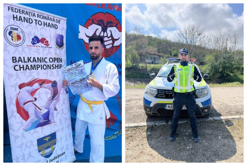 JUDEȚUL CONSTANȚA. Un adevărat exemplu de dedicare și performanță, atât în uniformă, cât și pe tatami! Polițist, campion la judo
