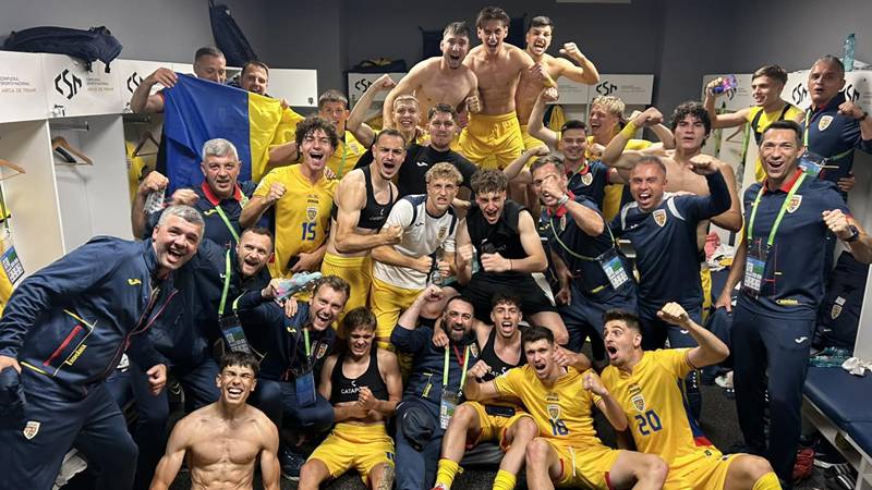 România U19, debut perfect la EURO, după 2-1 cu Muntenegru: golul victoriei a fost marcat în minutele de prelungire