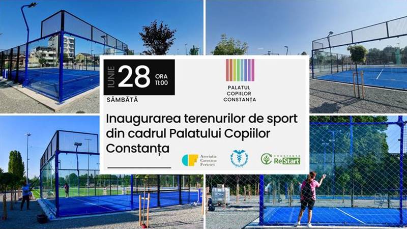 (FOTO) Constănțenii cu suflet mare au transformat visul în realitate. Terenurile de sport de la Palatul Copiilor vor fi inaugurate în acest weekend