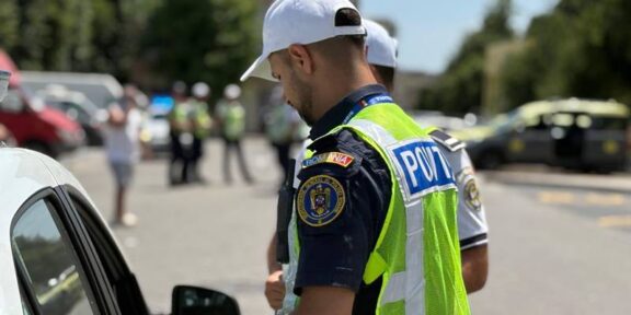 Acțiuni ale polițiștilor în municipiul Constanța: au fost legitimate 158 de persoane și verificate 47 de vehicule