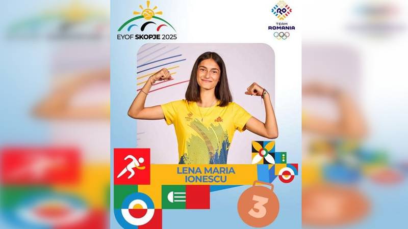 Lena Maria Ionescu, medalie de bronz la săritură în înălțime, în cadrul FOTE 2025