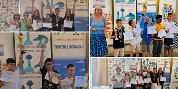 Rezultate remarcabile pentru micii șahiști de la CSM Constanța la Truneul Litoralului