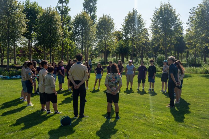 GALERIE FOTO. Activități pentru elevi și cercetași, în pepiniera IULIUS din Lazu, amenajată pentru viitorul proiect de regenerare urbană din Constanța