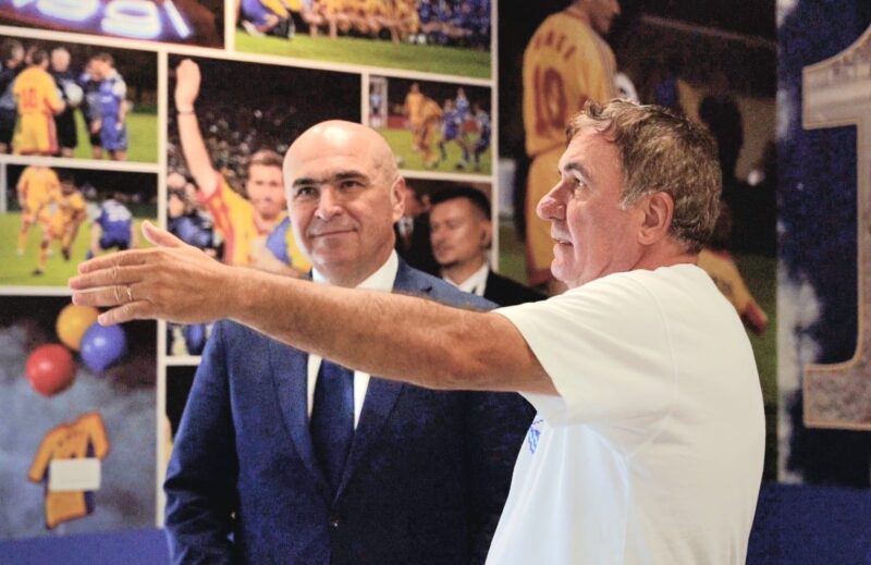 Ilie Bolojan, vizită la Academia Hagi după ceremoniile de Ziua Marinei. Mesajul lui Gheorghe Hagi
