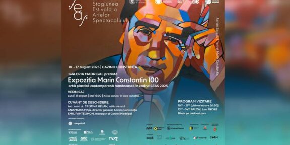 Omagiu pentru fondatorul Corului Madrigal, în cadrul SEAS 2025. Vernisajul expoziției de artă „Marin Constantin 100”, la Cazinoul din Constanța
