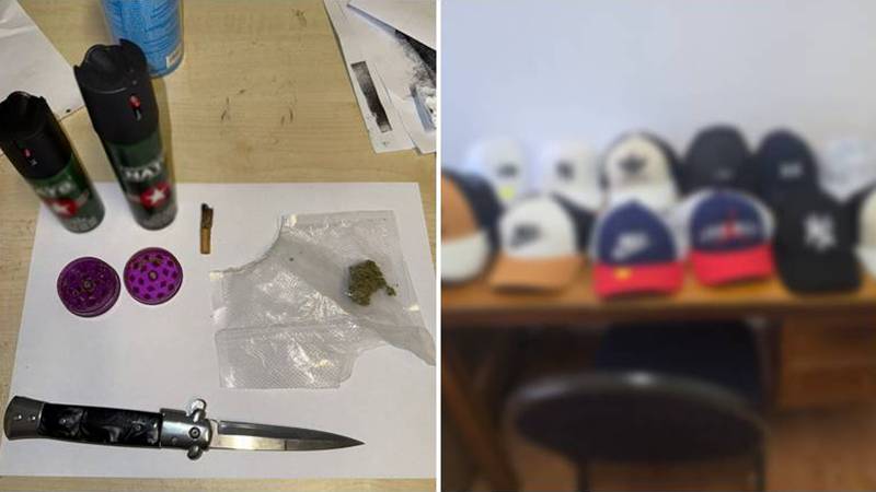(FOTO) Misiuni ale jandarmilor constănțeni, în weekend: persoane prinse cu droguri și arme albe asupra lor sau în timp ce vând produse contrafăcute
