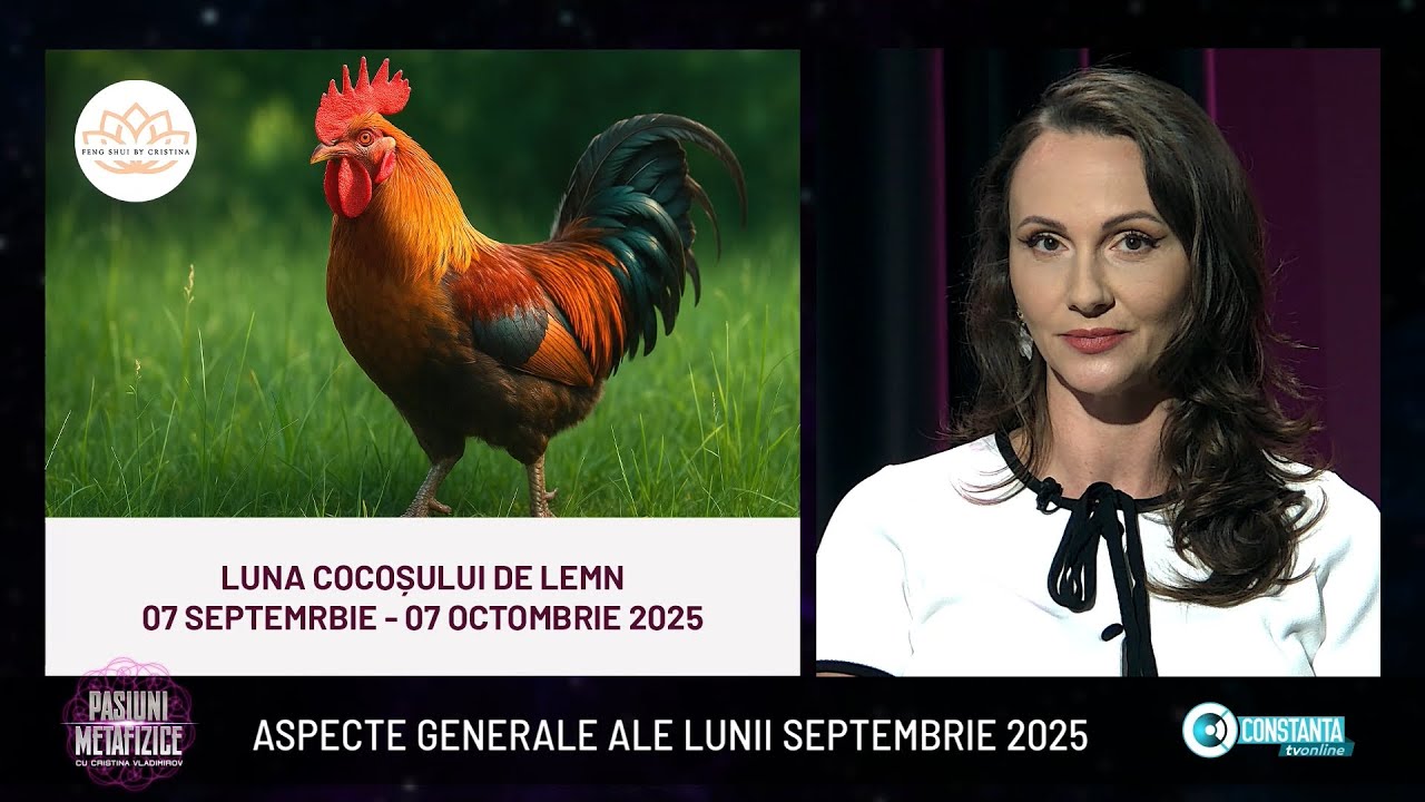 Aspectele generale ale lunii septembrie 2025 la „Pasiuni Metafizice” cu Cristina Vladimirov