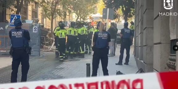 (VIDEO) O clădire s-a prăbușit în centrul Madridului: trei răniți și mai multe persoane dispărute