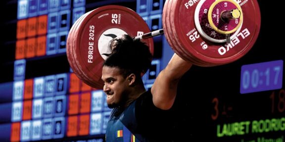 Performanță pentru România! Luis Lauret, medalie de argint la Mondialele de haltere