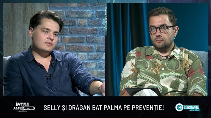 Selly și Drăgan bat palma pe prevenție. „Între alb și negru” cu Emil Tatu